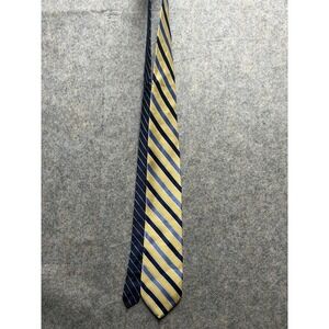 Tommy Hilfiger Necktie stripes color Yellow, Blue and light blue Men's Neck Tie